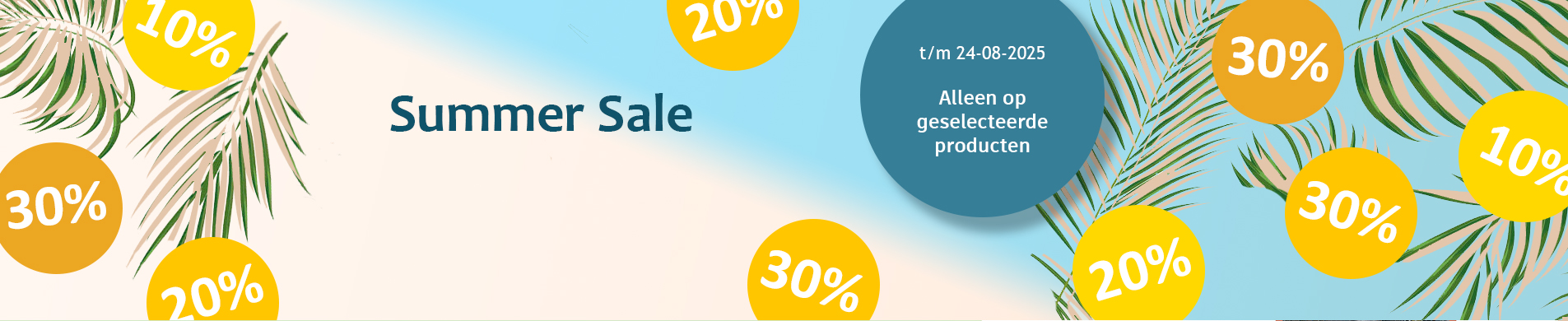 Summer sale banner 2025