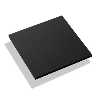 Plexiglas Zwart Mat 5 mm - acrylaat zwart mat