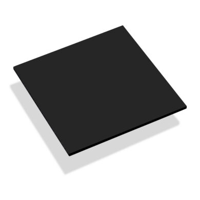 Plexiglas zwart mat 3 mm - plaat