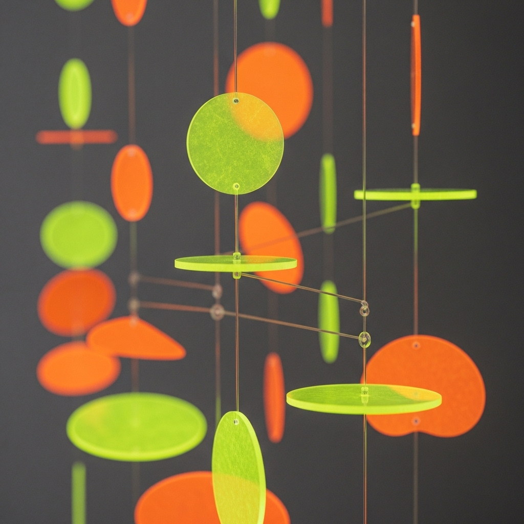 Fluor plexiglas mobile