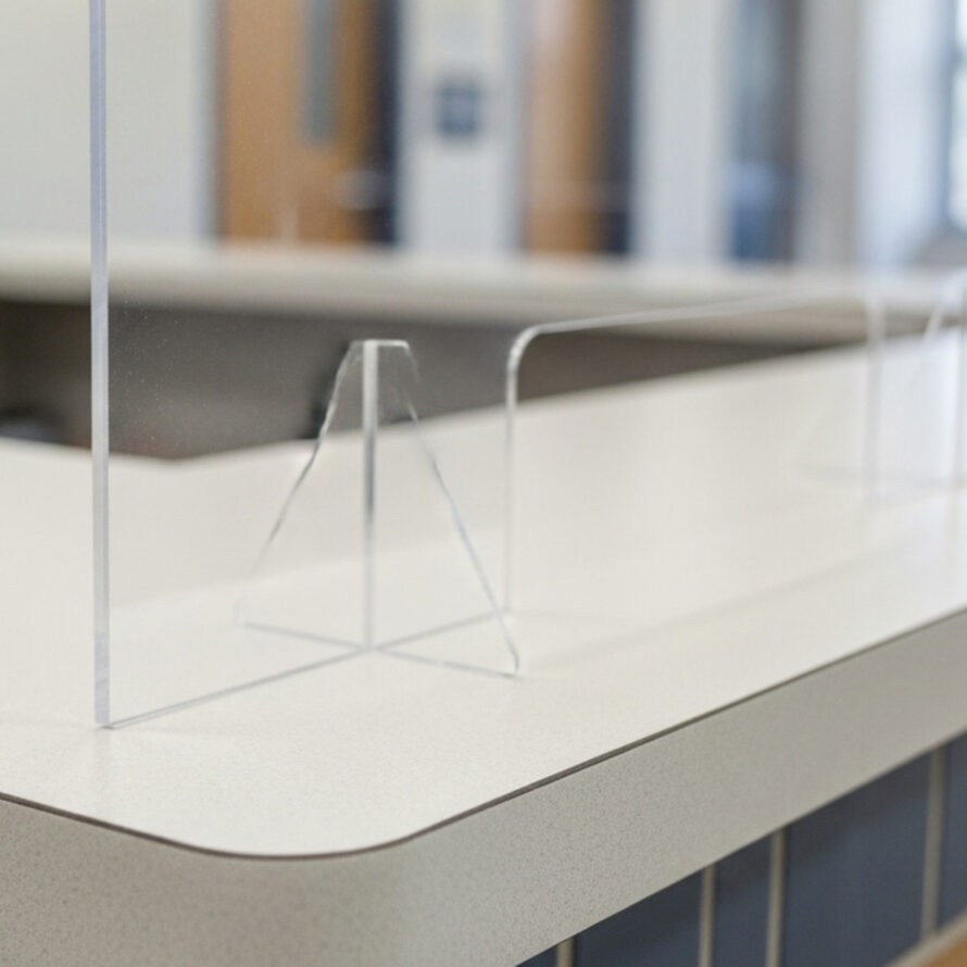 kuchscherm van plexiglas