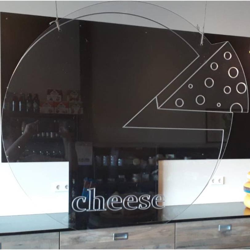 Plexiglas rond graveren