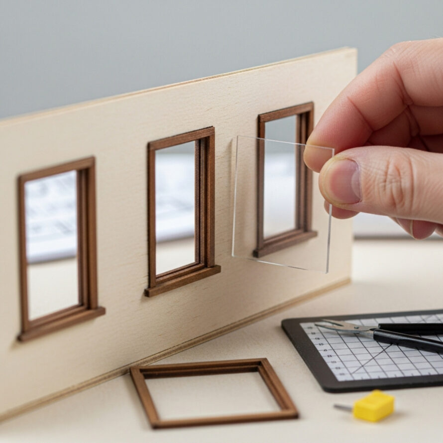 poppenhuis ramen hobbyglas plexiglas