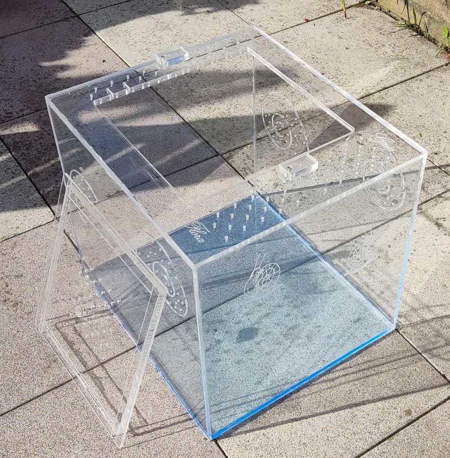 Terrarium plexiglas bak