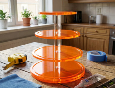 Zelf een plexiglas etagère maken