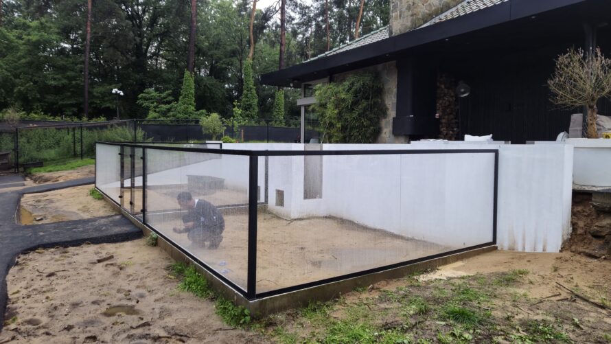 Andere kant dierenverblijf