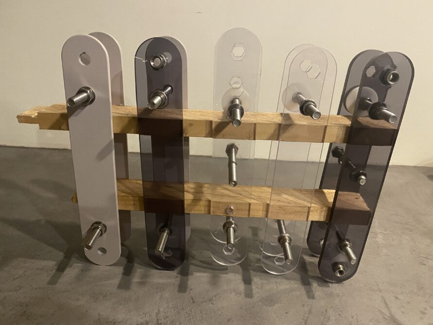 Achterkant beugels voor windschermen