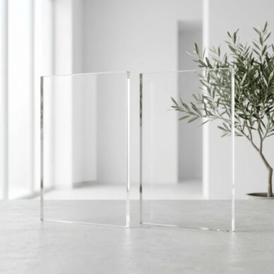 Transparante acrylaat platen in verschillende diktes en toepassingen