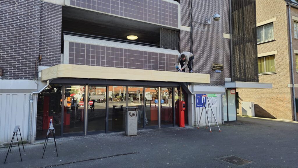 Q-Park nieuwe ingang