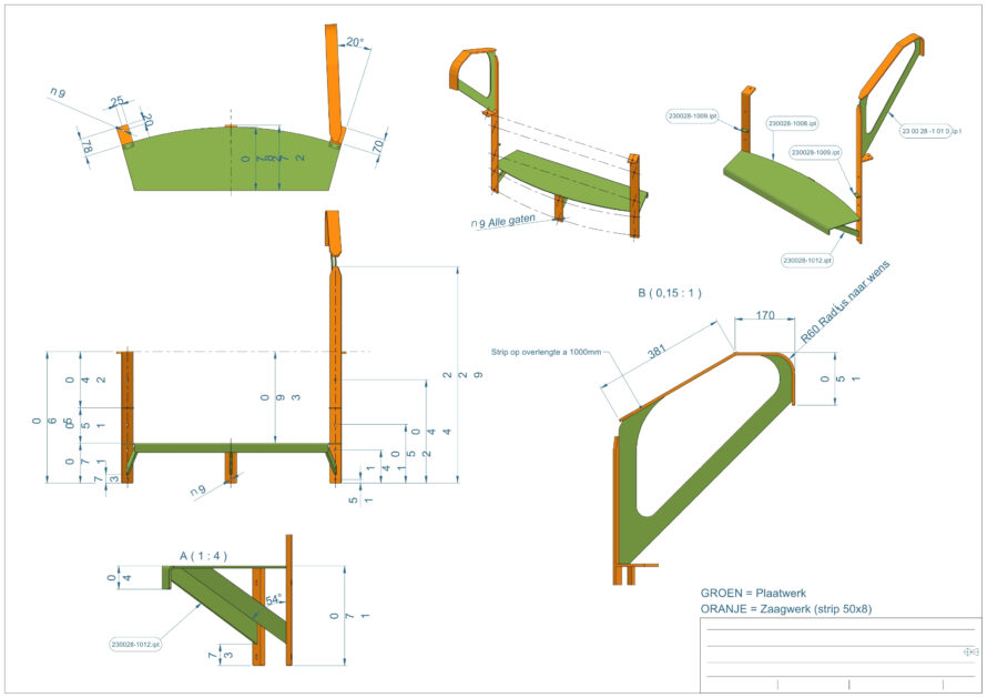 Tekening gebogen serre 2.2