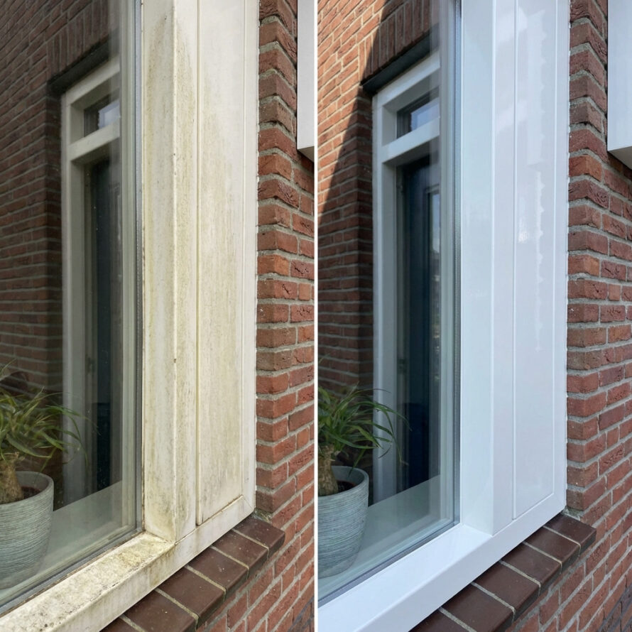 Van geel naar wit kunststof 2