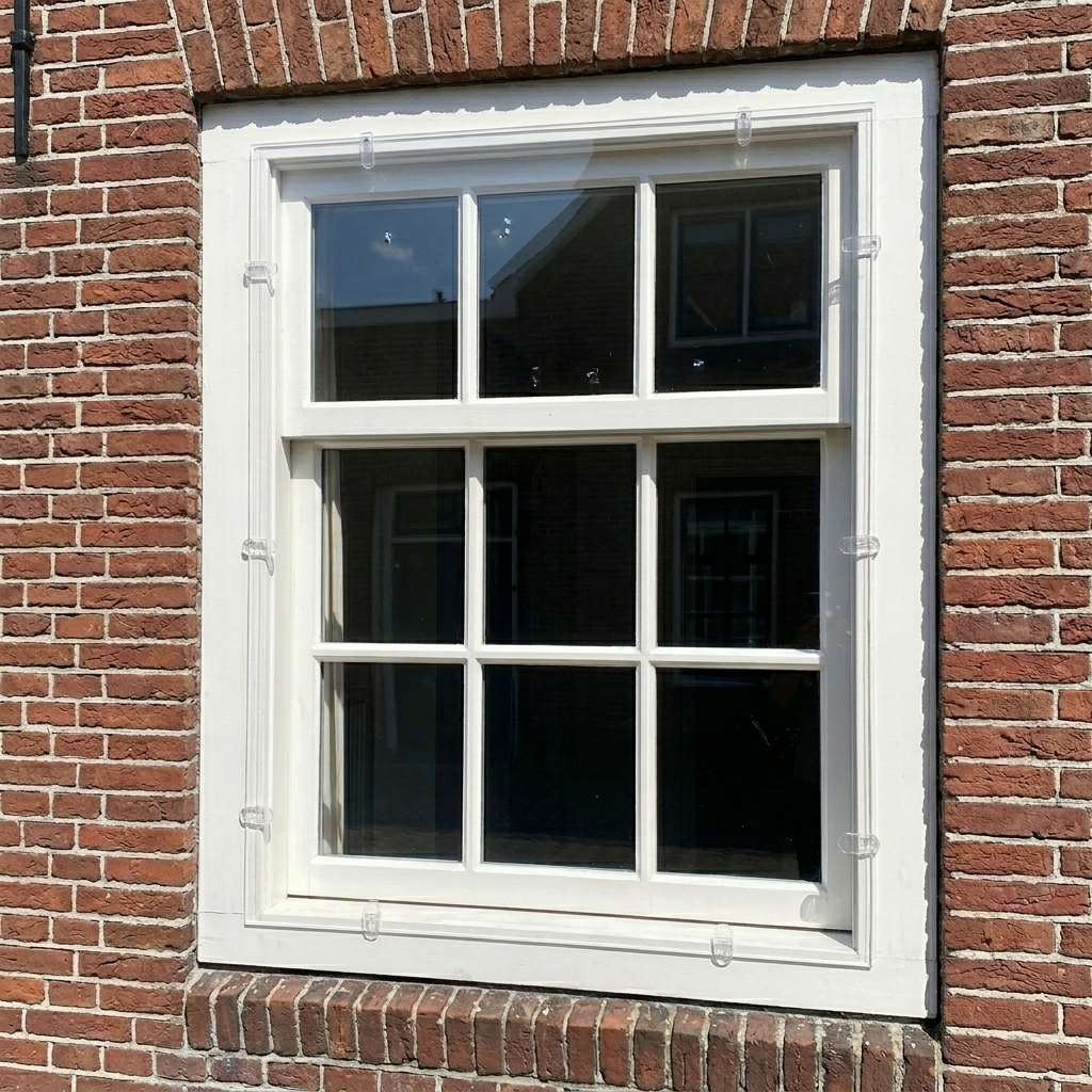 Voorzetraam buitenkant plexiglas op maat