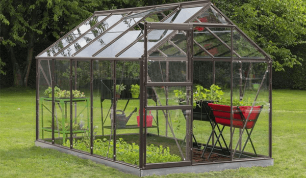 Voorbeeld plastic walgelijk Polycarbonaat tuinkas | Plexiglas.nl