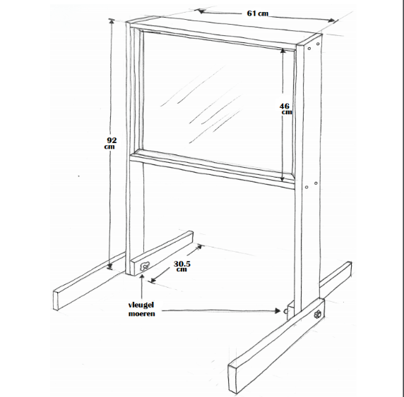 Plexiglas schildersezel